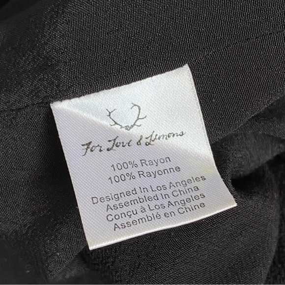 For love and lemons black green Hawaiian floral print sleeveless aloha romper - Picture 11 of 12